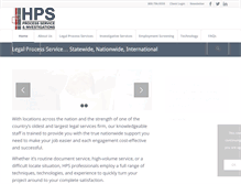 Tablet Screenshot of hpsprocess.com